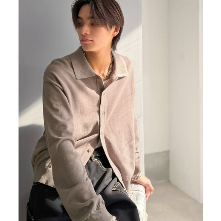 《JaVaジャバコラボ》さりげない配色で着こなしに差を。ステッチ配色ショート丈ニ… | Classical Elf Men | 詳細画像32 