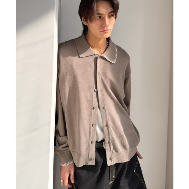 《JaVaジャバコラボ》さりげない配色で着こなしに差を。ステッチ配色ショート丈ニ… | Classical Elf Men | 詳細画像34 