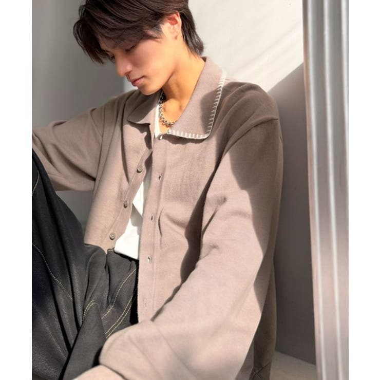 《JaVaジャバコラボ》さりげない配色で着こなしに差を。ステッチ配色ショート丈ニ… | Classical Elf Men | 詳細画像35 