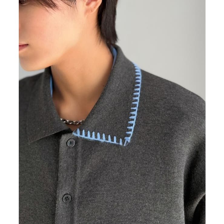 《JaVaジャバコラボ》さりげない配色で着こなしに差を。ステッチ配色ショート丈ニ… | Classical Elf Men | 詳細画像36 