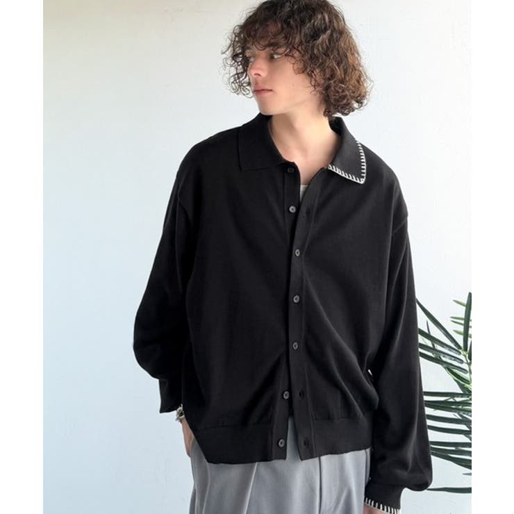 《JaVaジャバコラボ》さりげない配色で着こなしに差を。ステッチ配色ショート丈ニ… | Classical Elf Men | 詳細画像2 