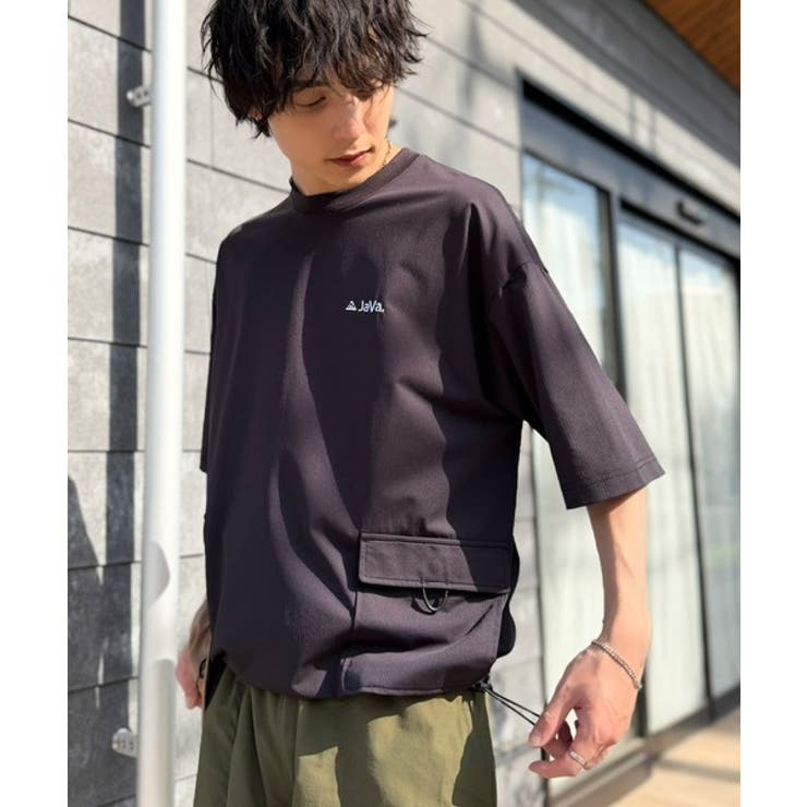 《JaVaジャバコラボ》【接触冷感 吸水速乾機能付き】便利なBIGポケット＆裾ド… | Classical Elf Men | 詳細画像3 
