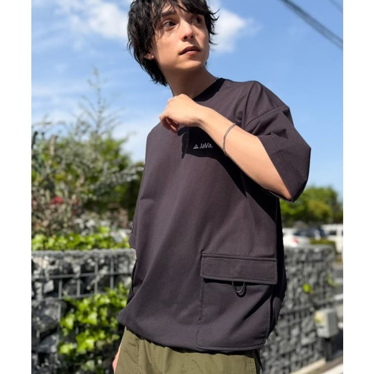 《JaVaジャバコラボ》【接触冷感 吸水速乾機能付き】便利なBIGポケット＆裾ド… | Classical Elf Men | 詳細画像5 