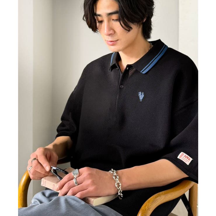 《JaVaジャバコラボ》軽くて涼しくてアイロン要らず！ワンポイント刺繍入り 襟ラ… | Classical Elf Men | 詳細画像12 