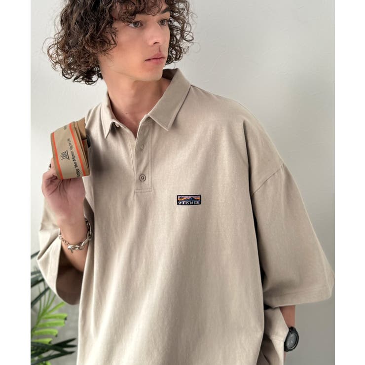 ベージュ | 《JaVaジャバコラボ》ヘビロテ確定。綿100％ヘビーウェイト素材スーパーワイド… | Classical Elf Men