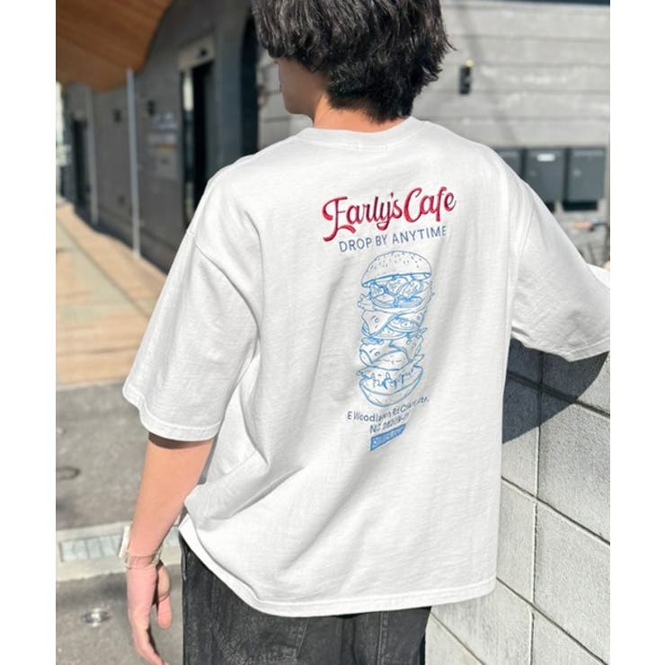 《JaVaジャバコラボ》遊び心のあるカフェロゴが映えるバックプリントT。刺繍使い… | Classical Elf Men | 詳細画像8 