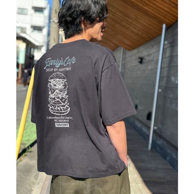 《JaVaジャバコラボ》遊び心のあるカフェロゴが映えるバックプリントT。刺繍使い… | Classical Elf Men | 詳細画像19 
