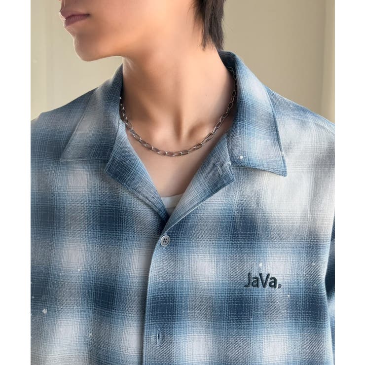 《JaVaジャバコラボ》個体差を愉しむ1点モノ。ヴィンテージ加工 オンブレーチェ… | Classical Elf Men | 詳細画像21 