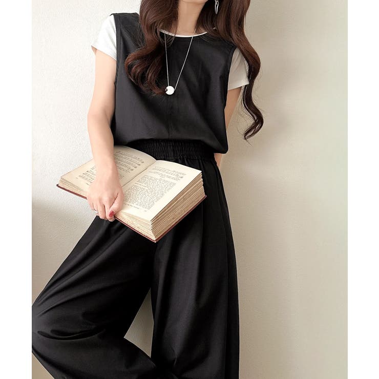 《JaVaジャバコラボ》前後で印象チェンジ♪前後2wayUネックツータックイージ… | Classical Elf  | 詳細画像8 