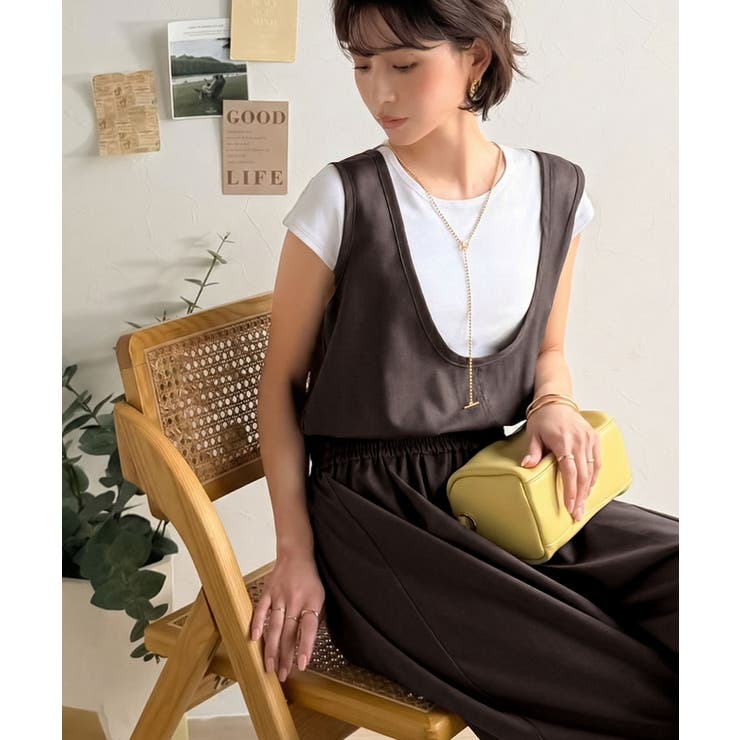 《JaVaジャバコラボ》前後で印象チェンジ♪前後2wayUネックツータックイージ… | Classical Elf  | 詳細画像26 