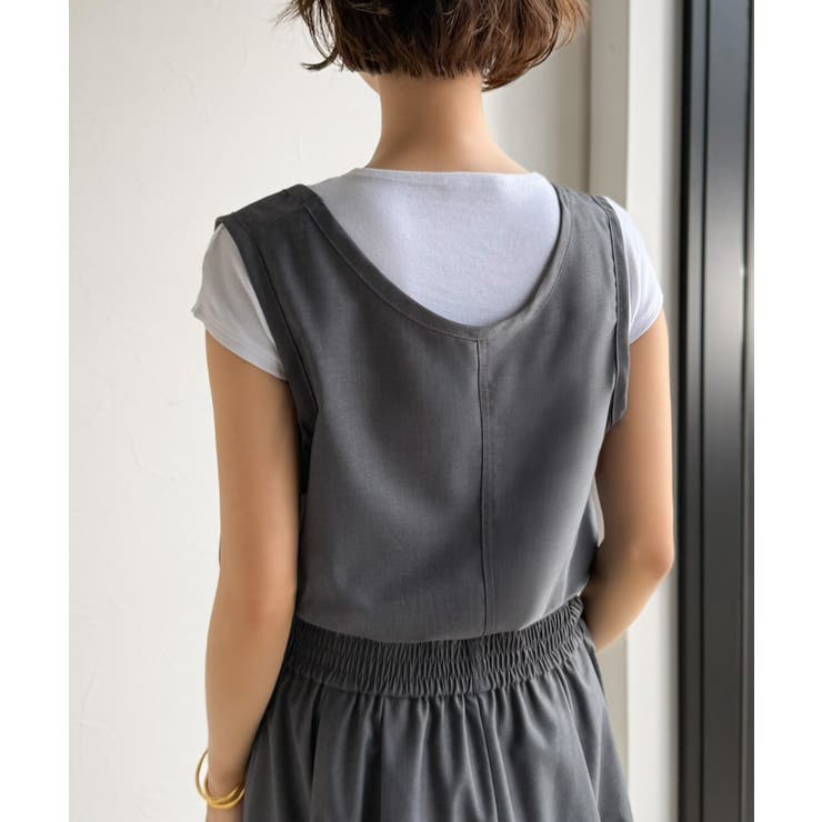 《JaVaジャバコラボ》前後で印象チェンジ♪前後2wayUネックツータックイージ… | Classical Elf  | 詳細画像31 