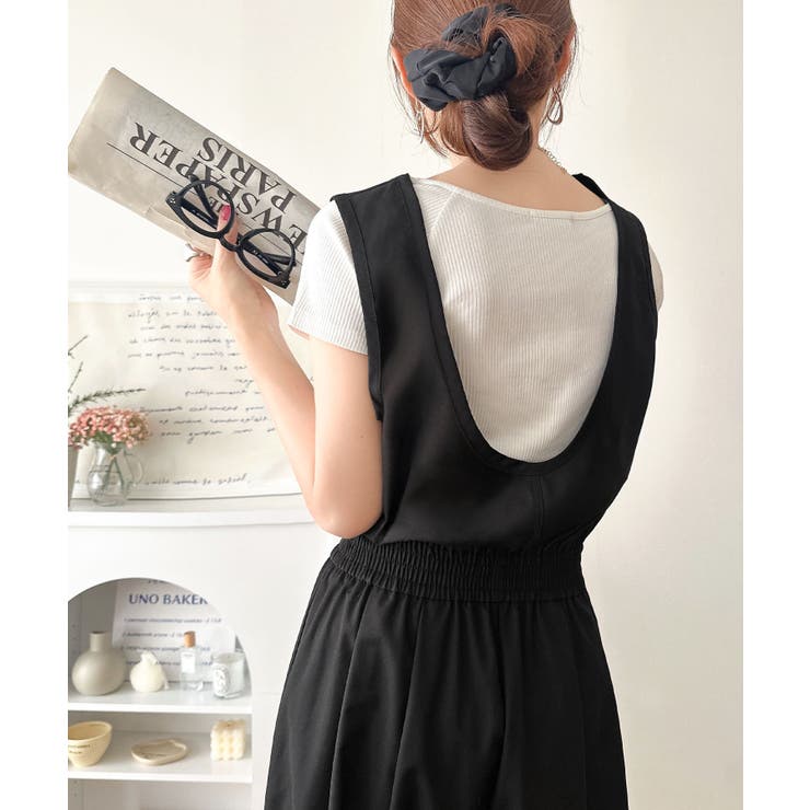 《JaVaジャバコラボ》前後で印象チェンジ♪前後2wayUネックツータックイージ… | Classical Elf  | 詳細画像6 