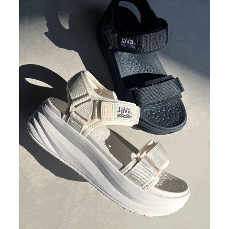 《Javaジャバコラボ》厚底ベルクロスポーツサンダル ストラップあり | Classical Elf  | 詳細画像55 