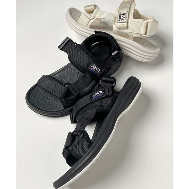 《Javaジャバコラボ》 フラットベルクロスポーツサンダル ストラップあり | Classical Elf  | 詳細画像37 