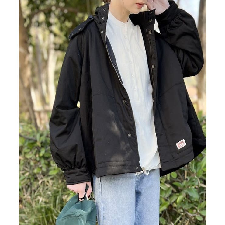 おめかし感100％。中綿入りラウンドヘムフレアマウンテンパーカー | Classical Elf  | 詳細画像23 