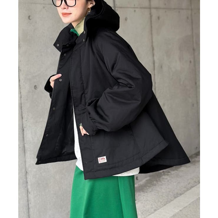 おめかし感100％。中綿入りラウンドヘムフレアマウンテンパーカー | Classical Elf  | 詳細画像30 