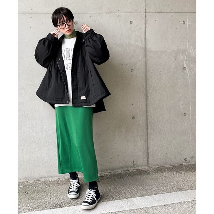 おめかし感100％。中綿入りラウンドヘムフレアマウンテンパーカー | Classical Elf  | 詳細画像32 