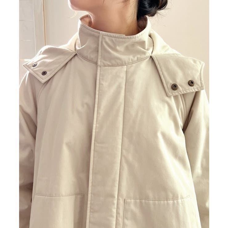 おめかし感100％。中綿入りラウンドヘムフレアマウンテンパーカー | Classical Elf  | 詳細画像33 