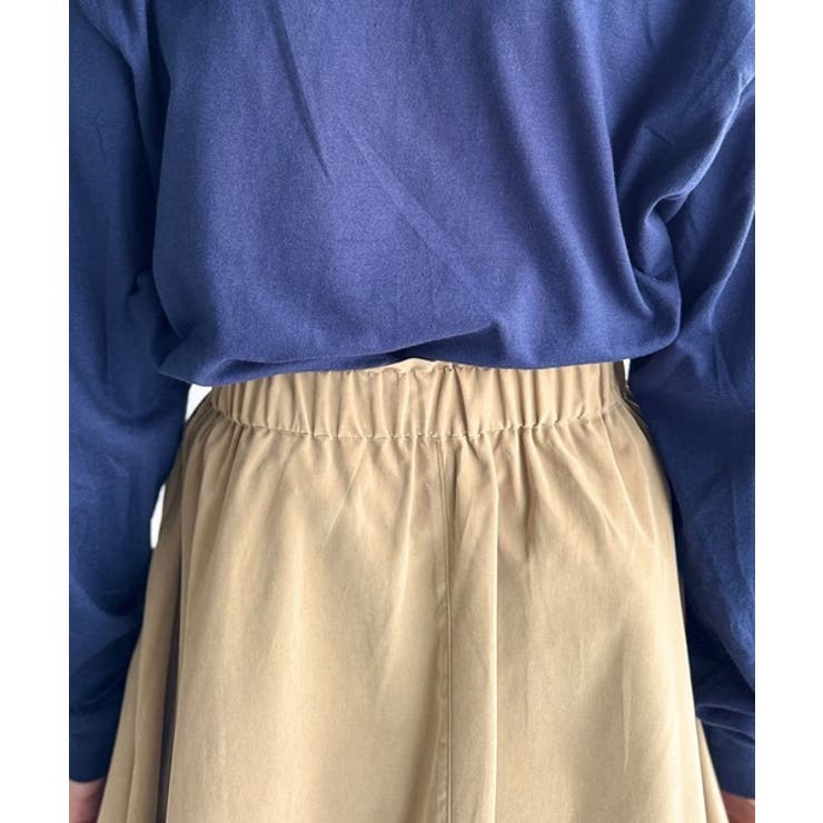 ふんわりフォルムが可愛い◎ピーチ起毛素材コクーンシルエットロングスカート | Classical Elf  | 詳細画像20