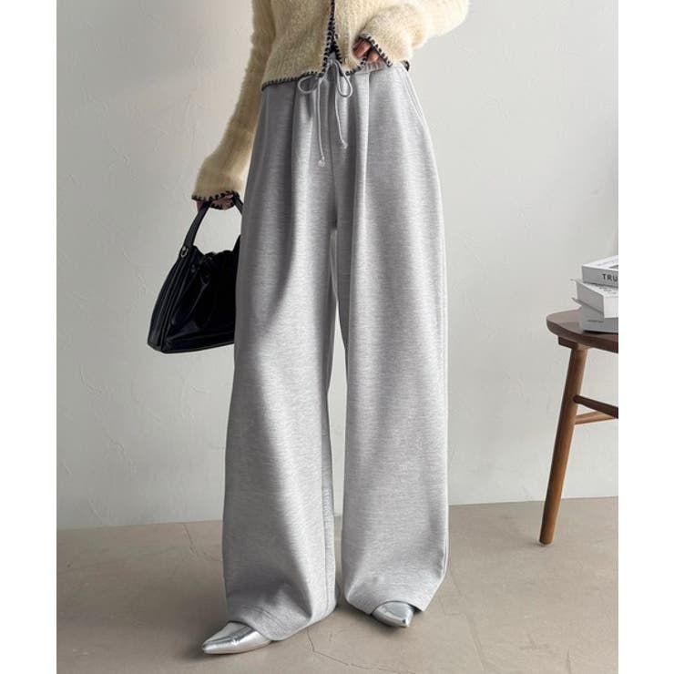 大人の余白をまとうワイドスウェット。ヘビーウェイトスウェットワイドパンツ | Classical Elf  | 詳細画像7 