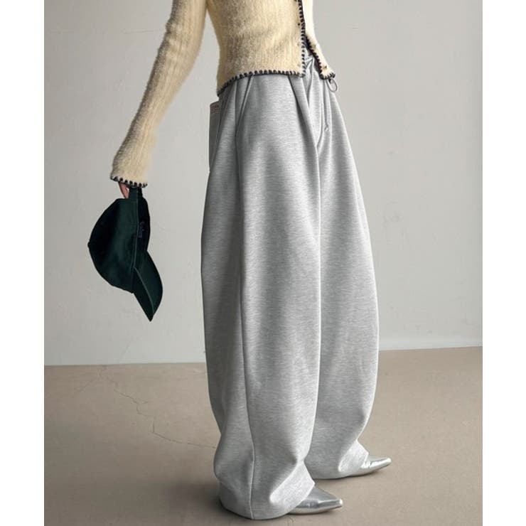 大人の余白をまとうワイドスウェット。ヘビーウェイトスウェットワイドパンツ | Classical Elf  | 詳細画像8 