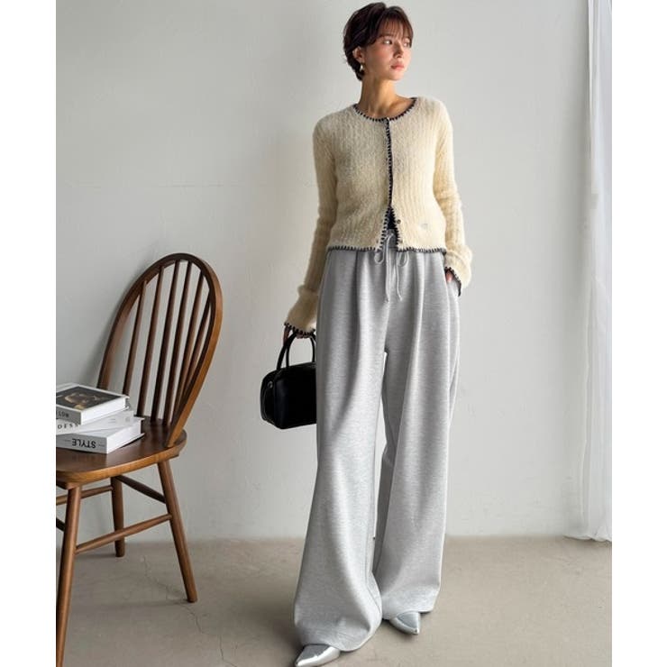 大人の余白をまとうワイドスウェット。ヘビーウェイトスウェットワイドパンツ | Classical Elf  | 詳細画像9 