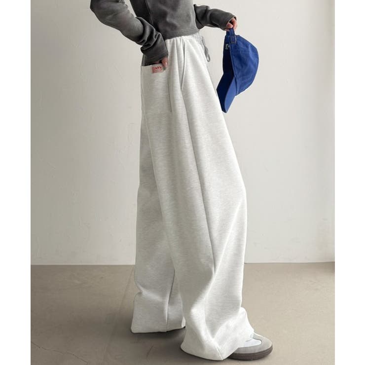 大人の余白をまとうワイドスウェット。ヘビーウェイトスウェットワイドパンツ | Classical Elf  | 詳細画像12 