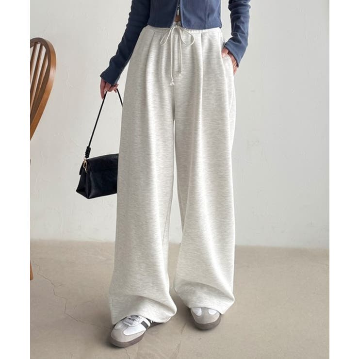 大人の余白をまとうワイドスウェット。ヘビーウェイトスウェットワイドパンツ | Classical Elf  | 詳細画像13 