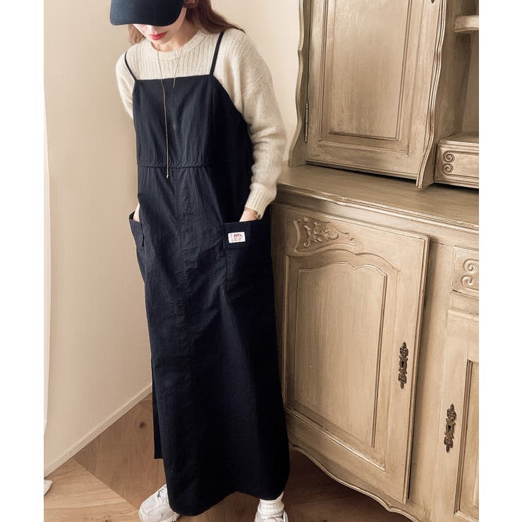 ブラック | 《JaVaジャバ コラボ》１枚で主役級。ミリタリージャンパースカート | Classical Elf 