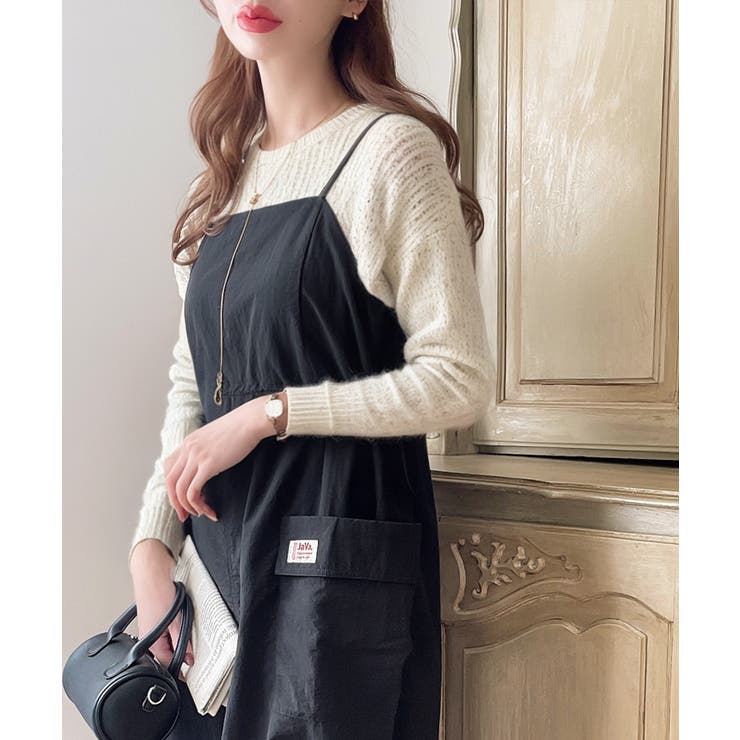 《JaVaジャバ コラボ》１枚で主役級。ミリタリージャンパースカート | Classical Elf  | 詳細画像6 