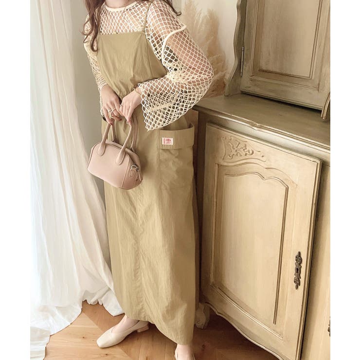 《JaVaジャバ コラボ》１枚で主役級。ミリタリージャンパースカート | Classical Elf  | 詳細画像9 