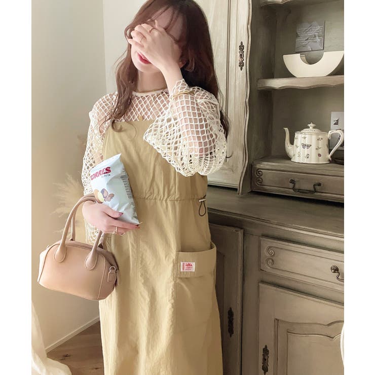 《JaVaジャバ コラボ》１枚で主役級。ミリタリージャンパースカート | Classical Elf  | 詳細画像10 