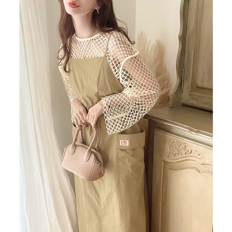 《JaVaジャバ コラボ》１枚で主役級。ミリタリージャンパースカート | Classical Elf  | 詳細画像11 