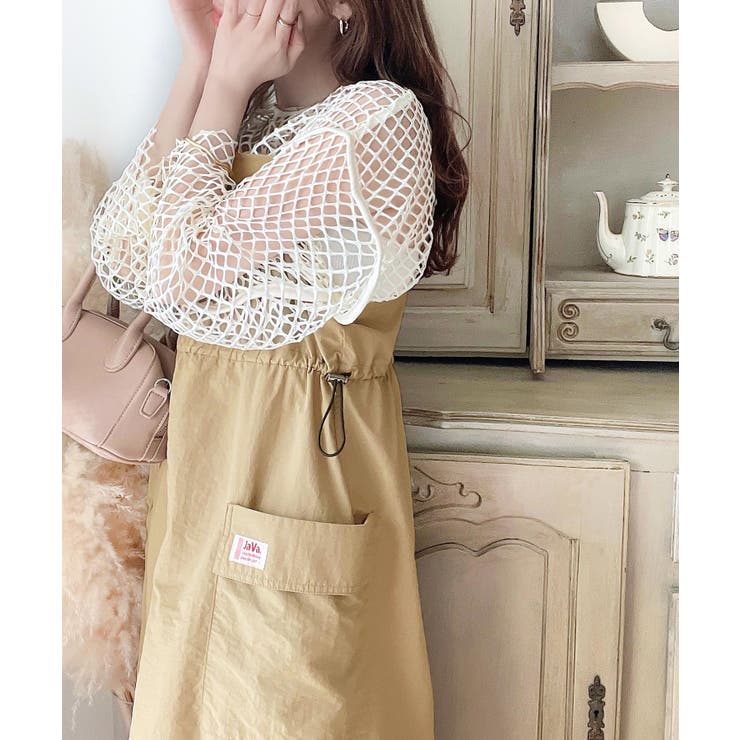 《JaVaジャバ コラボ》１枚で主役級。ミリタリージャンパースカート | Classical Elf  | 詳細画像12 