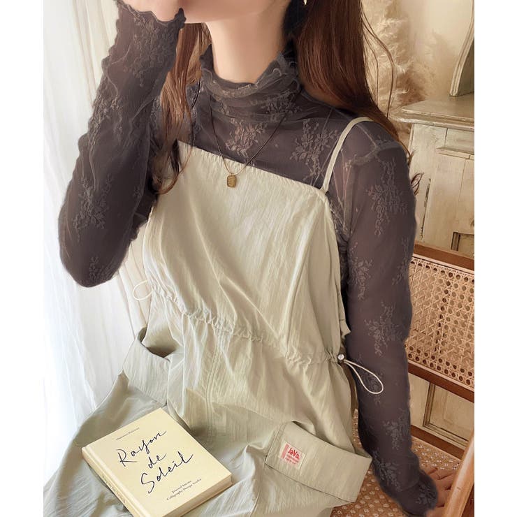 《JaVaジャバ コラボ》１枚で主役級。ミリタリージャンパースカート | Classical Elf  | 詳細画像14 