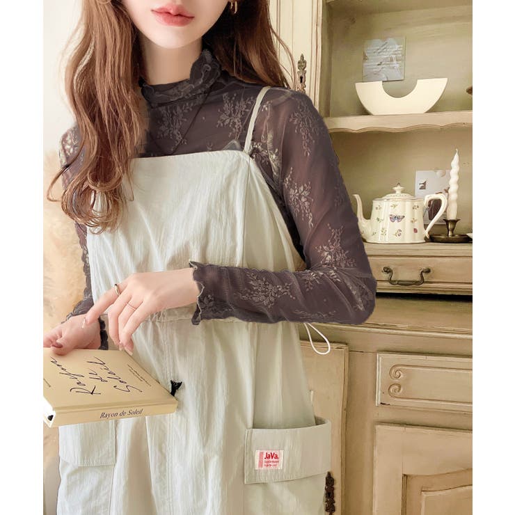 オフベージュ | 《JaVaジャバ コラボ》１枚で主役級。ミリタリージャンパースカート | Classical Elf 