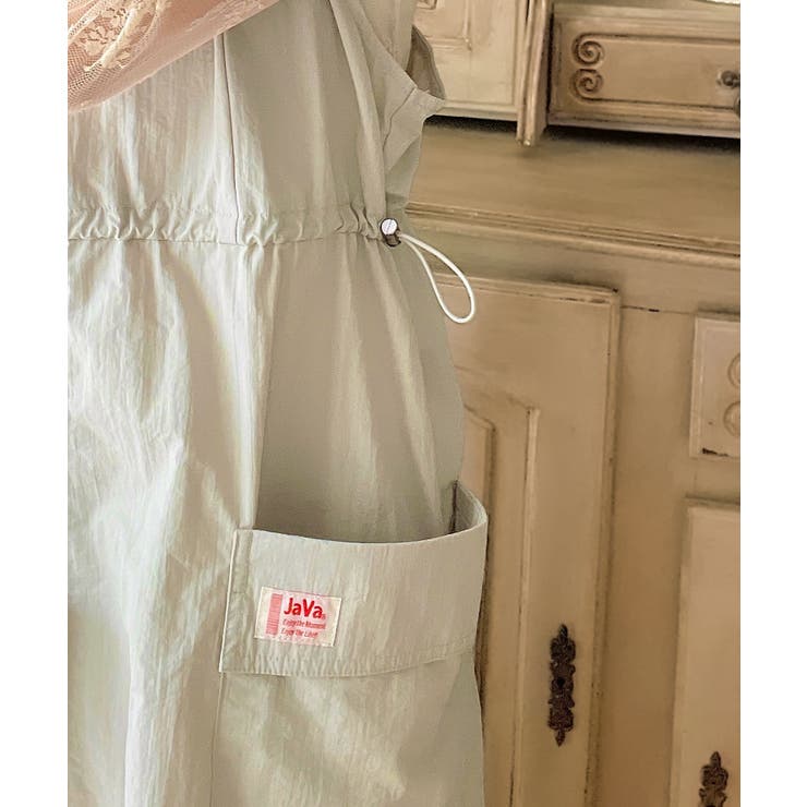 《JaVaジャバ コラボ》１枚で主役級。ミリタリージャンパースカート | Classical Elf  | 詳細画像29 