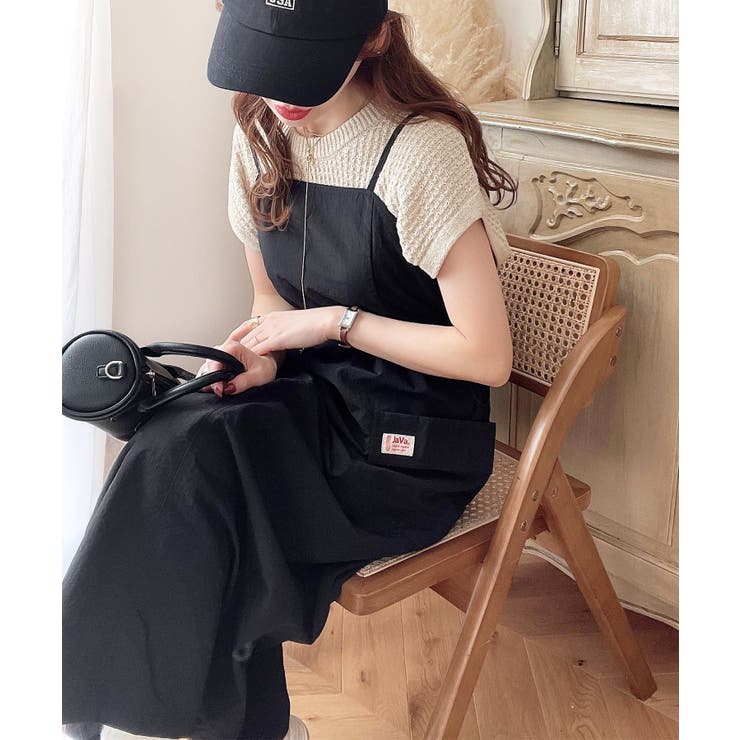 《JaVaジャバ コラボ》１枚で主役級。ミリタリージャンパースカート | Classical Elf  | 詳細画像3 