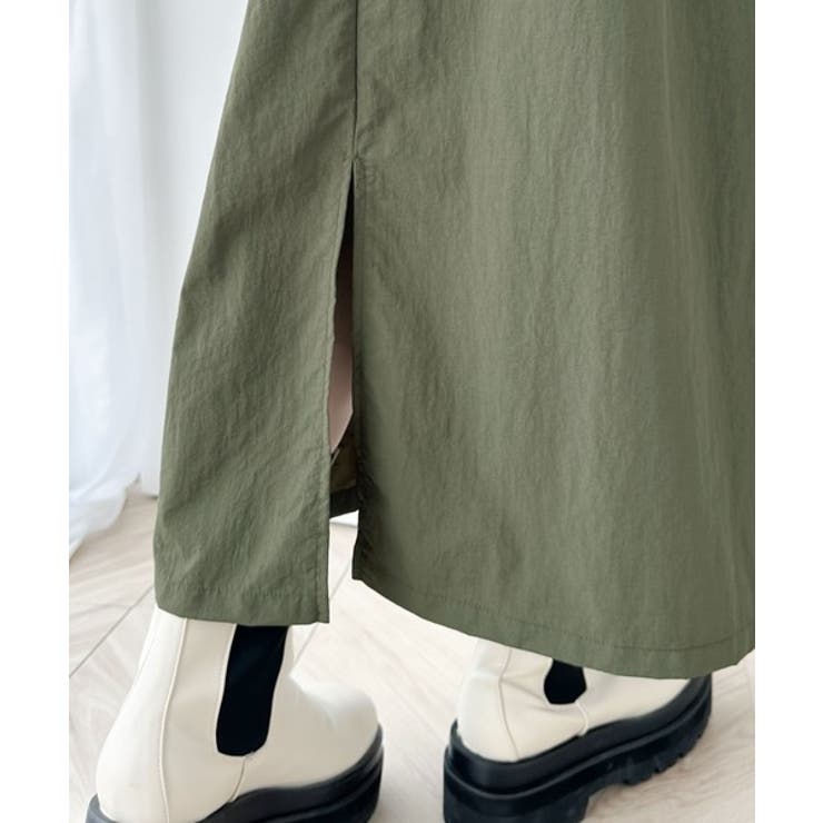 一気にトレンドライクな印象をプラス。肩ベルトナイロンワンピース | Classical Elf  | 詳細画像19 