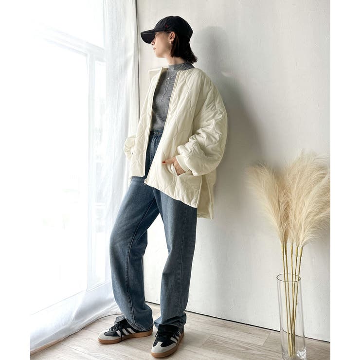 軽やかでこなれ感漂う万能アウター♪サイドファスナーキルティングジャケット | Classical Elf  | 詳細画像5 