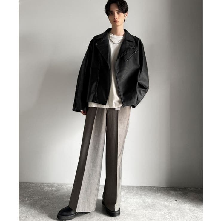 甘さ控えめ、無敵の女っぽさ。フェイクレザーダブルライダースジャケット | Classical Elf  | 詳細画像15 