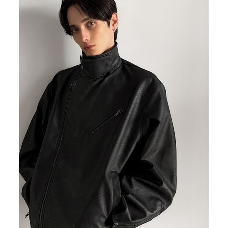 甘さ控えめ、無敵の女っぽさ。フェイクレザーダブルライダースジャケット | Classical Elf  | 詳細画像18 