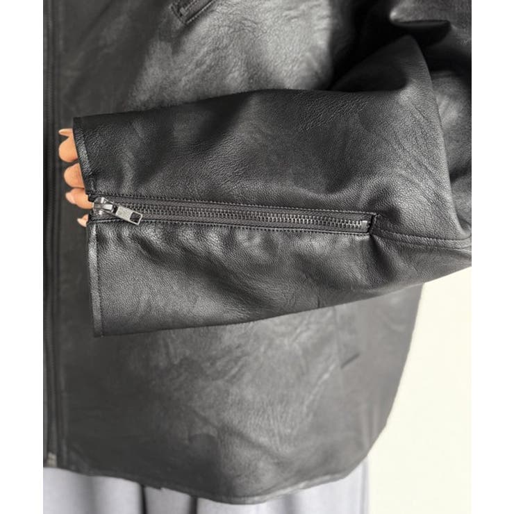 甘さ控えめ、無敵の女っぽさ。フェイクレザーダブルライダースジャケット | Classical Elf  | 詳細画像25 