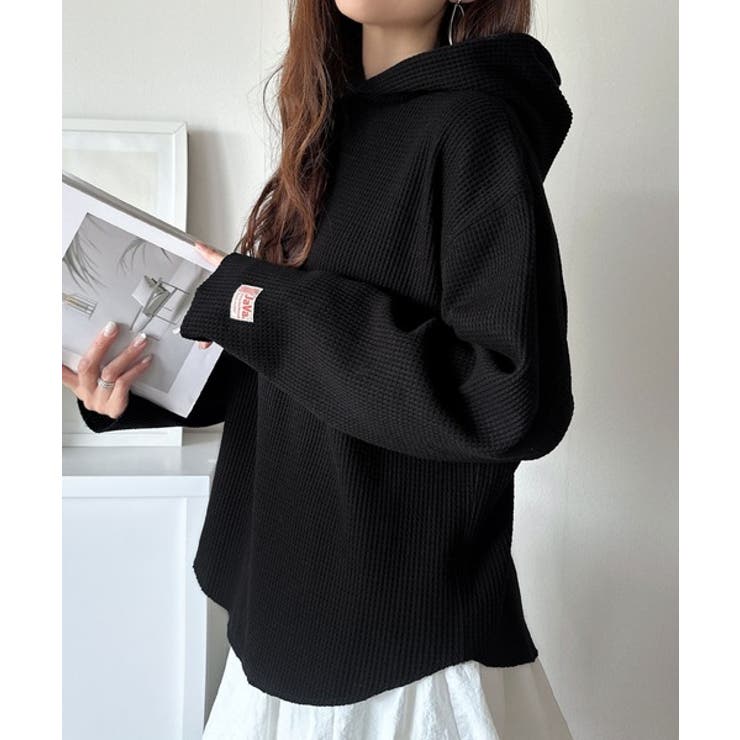 大人の洗練された日常を。ヘビーウェイトワッフルフーディー | Classical Elf  | 詳細画像13 