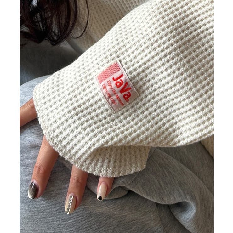 大人の洗練された日常を。ヘビーウェイトワッフルフーディー | Classical Elf  | 詳細画像28 