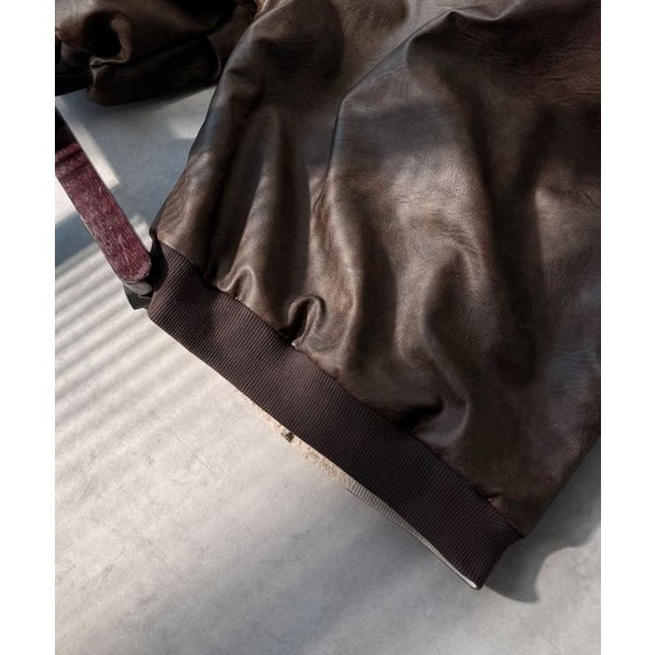 気分に合わせて変化を楽しむ。2wayフェイクレザー×ボアリバーシブルブルゾン | Classical Elf  | 詳細画像45 