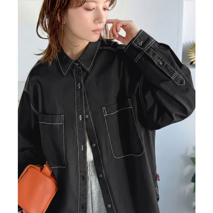 《JaVaジャバコラボ》ラフに羽織れる着回し力抜群の一枚◎綿100%ビックポケッ… | Classical Elf  | 詳細画像12 