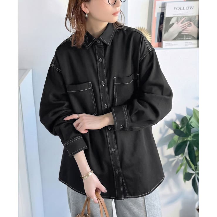 《JaVaジャバコラボ》ラフに羽織れる着回し力抜群の一枚◎綿100%ビックポケッ… | Classical Elf  | 詳細画像13 