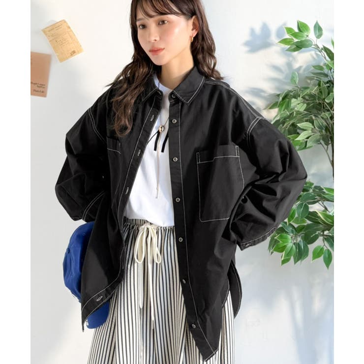 《JaVaジャバコラボ》ラフに羽織れる着回し力抜群の一枚◎綿100%ビックポケッ… | Classical Elf  | 詳細画像19 