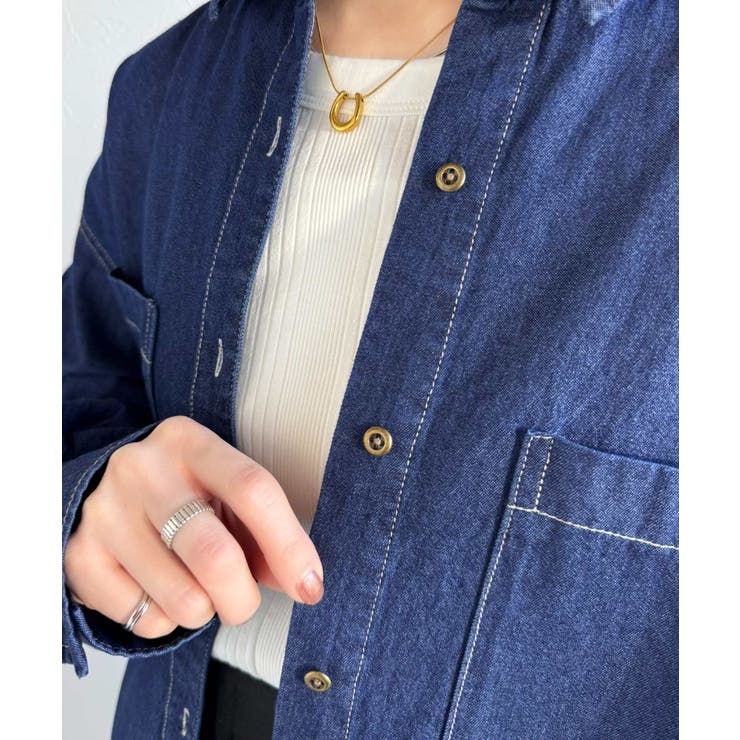 《JaVaジャバコラボ》ラフに羽織れる着回し力抜群の一枚◎綿100%ビックポケッ… | Classical Elf  | 詳細画像36 